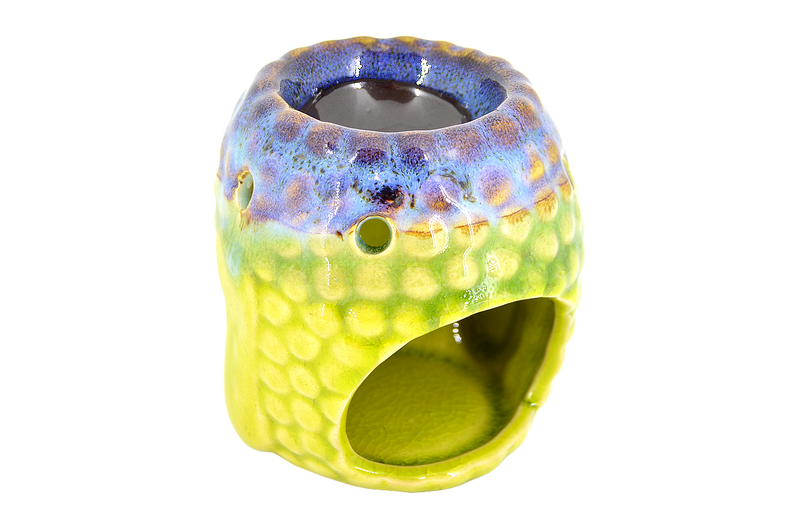 Suport ceramic pentru aromaterapie Buddha wisdom lime