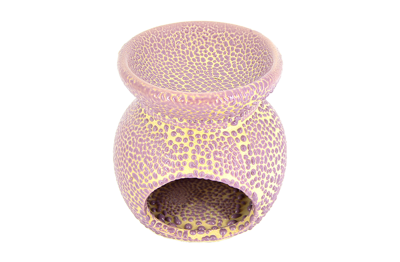Suport ceramic pentru aromaterapie ulcior fericire roz