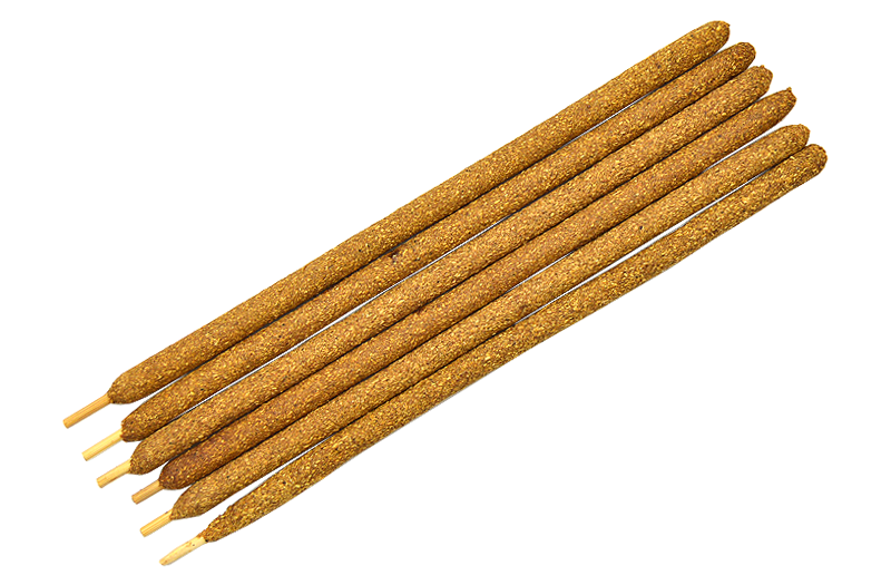 Betisoare artizan handmade din Palo Santo si Mandarine (6buc.)