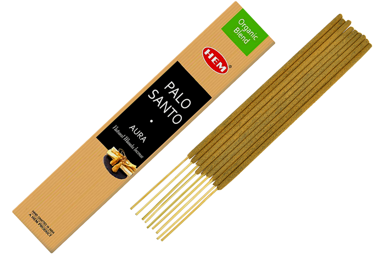 Betisoare parfumate premium organic blend Palo Santo Aura (15gr.)