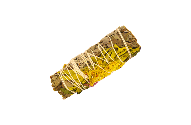 Bagheta Salvie Alba si Lumanarica (White Sage, Calendula Flower) mica