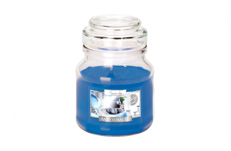 Lumanare parfumata premium pahar Anti-Tutun (Anti-Tabacco)