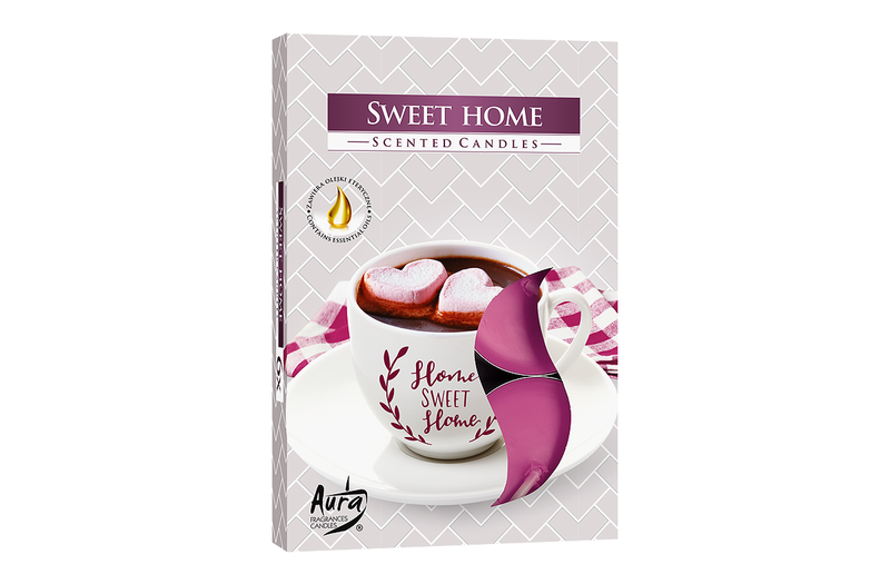 Lumanari parfumate pastila 4h (6buc.) Dulce Casa (Sweet Home)