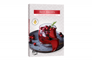 Lumanari parfumate pastila 4h (6buc.) Fructe Rosii (Red Fruits)