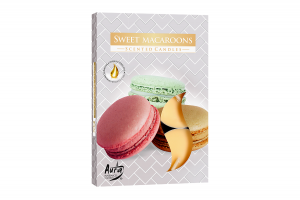 Lumanari parfumate pastila 4h (6buc.) Macarons Dulce (Sweet Macaroons)