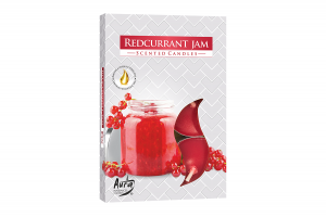 Lumanari parfumate pastila 4h (6buc.) Dulceata de Coacaze Rosii (Redcurrant Jam)