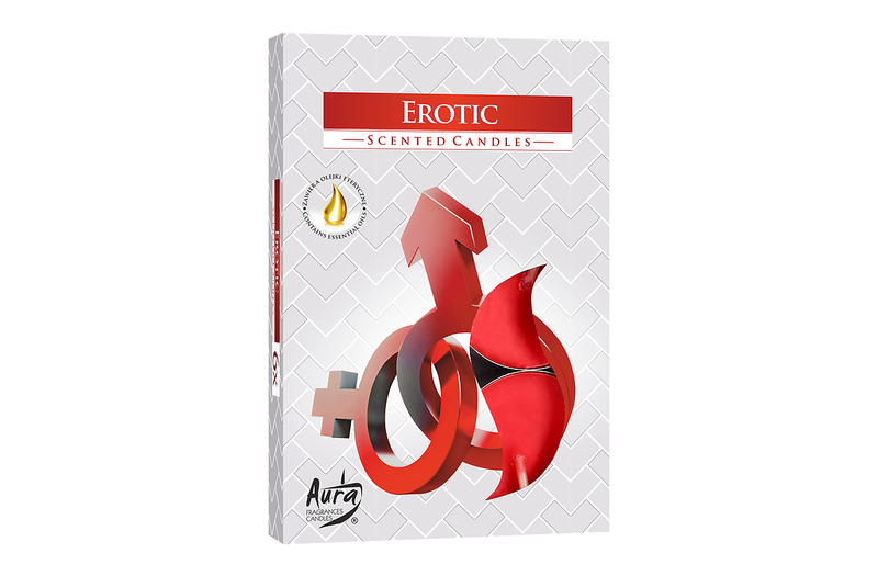 Lumanari parfumate pastila 4h (6buc.) Erotic