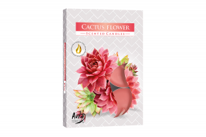 Lumanari parfumate pastila 4h (6buc.) Floare de Cactus (Cactus Flower)