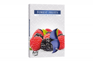 Lumanari parfumate pastila 4h (6buc.) Fructe de Padure (Forest Fruits)