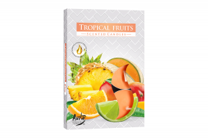 Lumanari parfumate pastila 4h (6buc.) Fructe Tropicale (Tropical Fruits)
