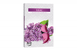 Lumanari parfumate pastila 4h (6buc.) Liliac (Lilac)