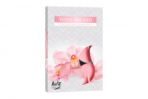 Lumanari parfumate pastila 4h (6buc.) Orhidee Salbatica (Wild Orchid)