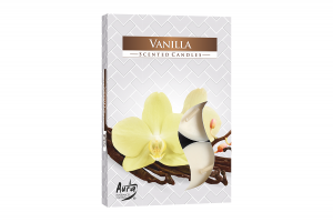 Lumanari parfumate pastila 4h (6buc.) Vanilie (Vanilla)