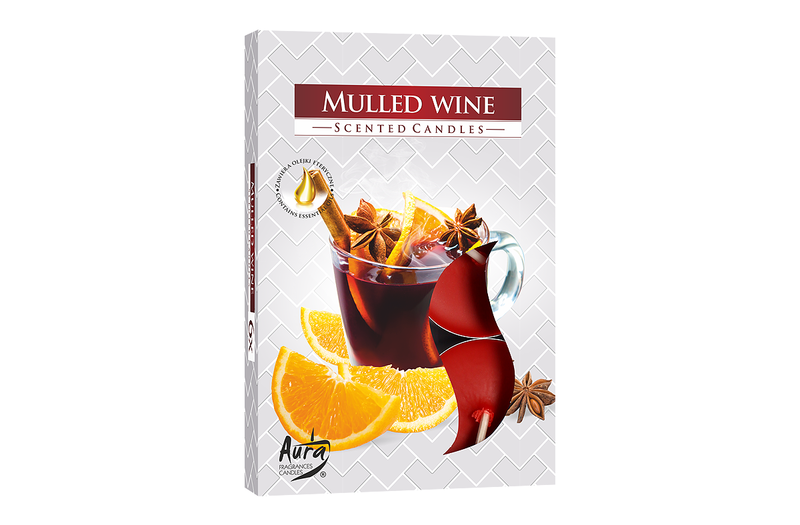 Lumanari parfumate pastila 4h (6buc.) Vin Fiert (Mulled Wine)